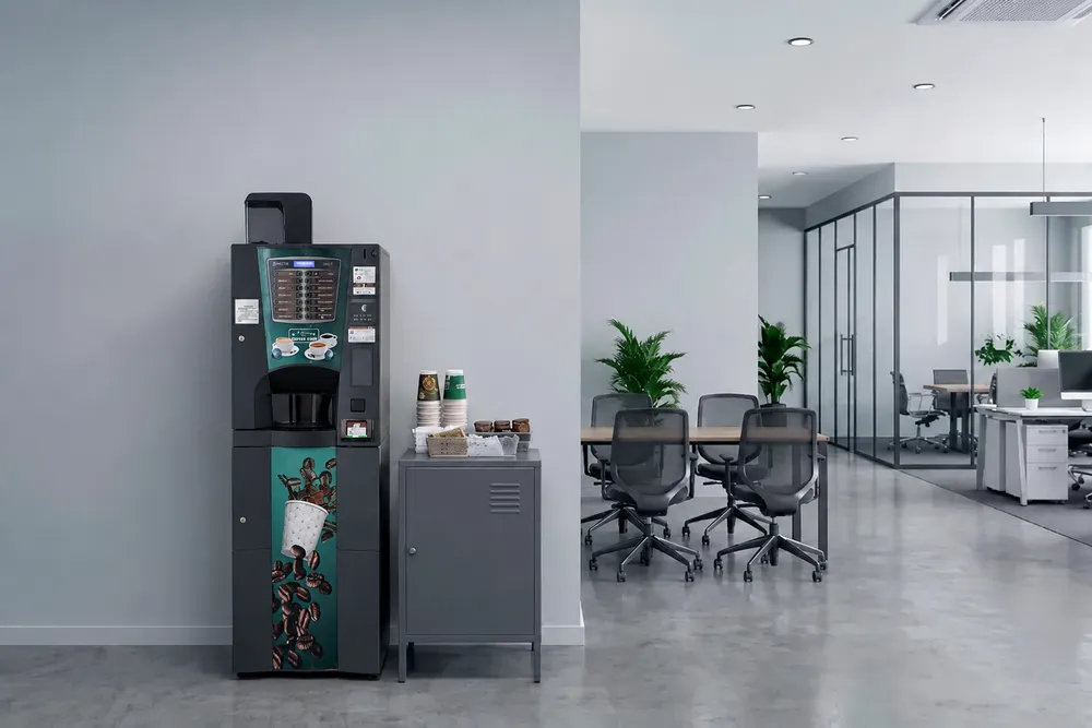 Máquina de café maQcaffé en una oficina